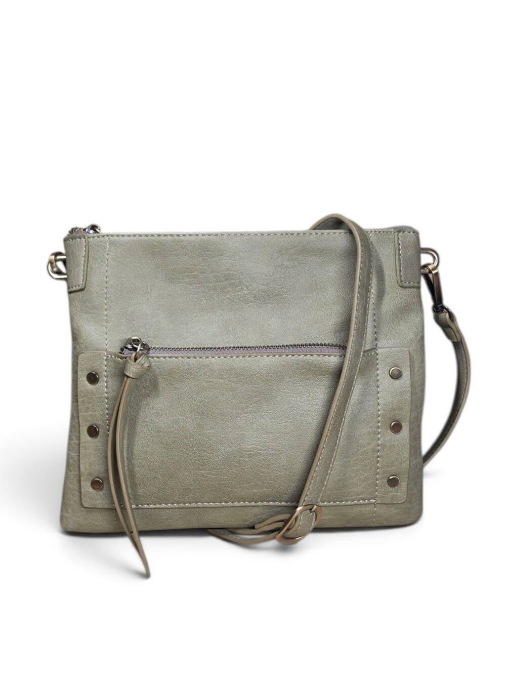 ANTIK KRAFT Savannah Olive Green Crossbody Shoulder Bag - Picture 4 of 13